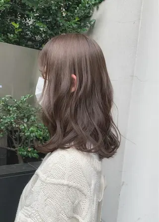 セミロング カラー 矢野 晃平のヘアスタイル