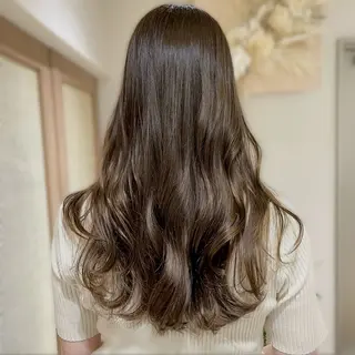 ロング カラー 前髪XP/艶カラー /🎀Ayuka🎀のヘアスタイル