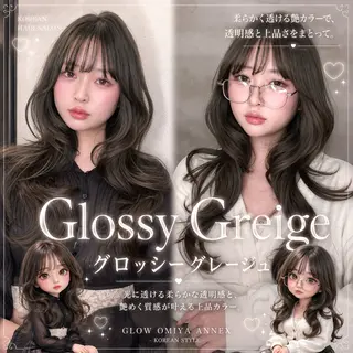 ロング ヘアアレンジ 大宮縮毛矯正💖韓国 レイヤー✂️櫻井のヘアスタイル
