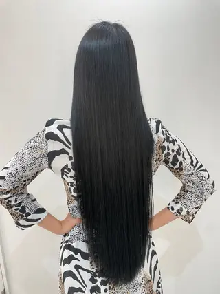 ロング カラー ヘアアレンジ 髪質改善/縮毛矯正 RYOのヘアスタイル