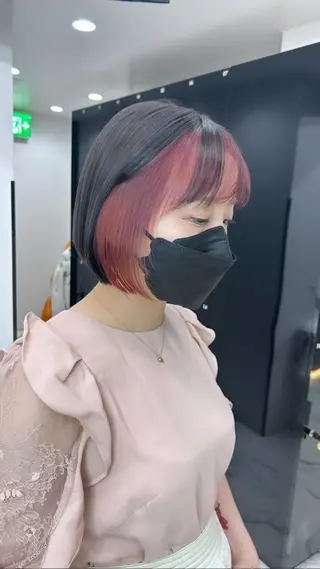 ショート カラー Lapis渋谷　中村 越のヘアスタイル