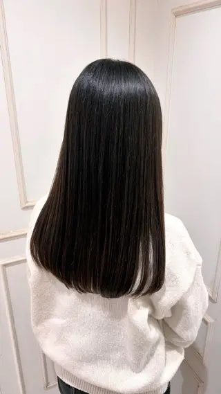 セミロング はしもと つむぎのヘアスタイル