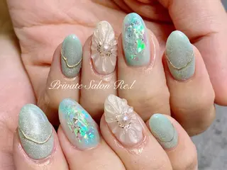 ネイル モチの良さ◉ フィルインネイル♡のネイルデザイン