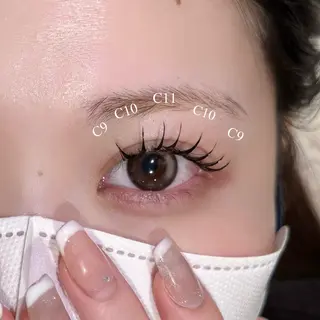 マツエク・マツパ 🎀束感マツエク/ カカエ アイナ🎀のマツエク・マツパデザイン