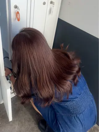 ロング カラー 韓国風style ❤︎ 古庄美月のヘアスタイル