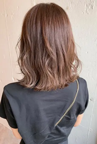 ミディアム カラー レイヤー/大人メンズ パーマ🌀 平島拓也のヘアスタイル