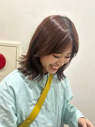 ミディアム nina🤎/ 似合わせカットのヘアスタイル