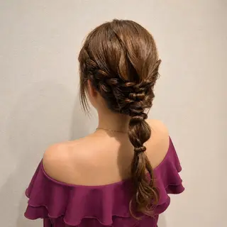 ロング 佐々木 玲のヘアスタイル