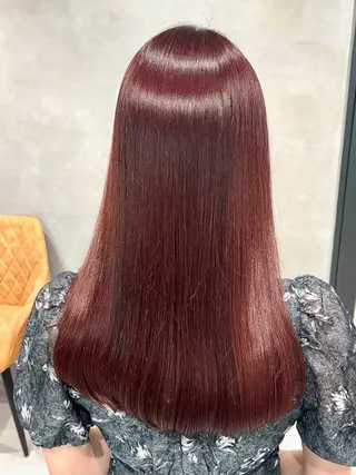 ロング カラー うる艶カラー 顔周りカット♡ikuのヘアスタイル