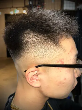 メンズ 菅 大空翔のヘアスタイル