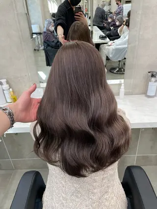 ロング 🤍透明感カラー/ 韓国レイヤー🤍のヘアスタイル