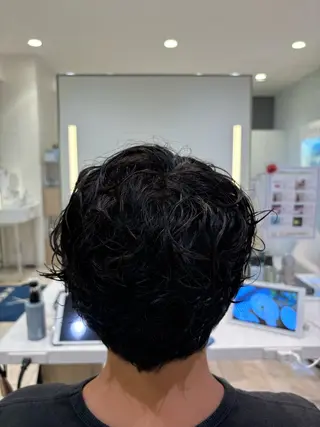 パーマ メンズ メンズパーマ 柏木結太のヘアスタイル