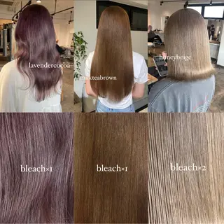 ロング カラー ムラ修正/ ハイトーン💖Riaのヘアスタイル