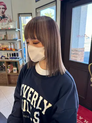 ミディアム カラー コレットヘアー 田中アヤノのヘアスタイル