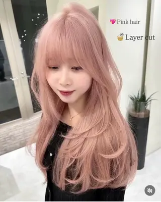 ロング カラー 🎀 レイヤーカット カラー / 錦糸町のヘアスタイル