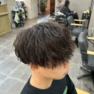 パーマ メンズ sora🎀/ 韓国風メンズ🇰🇷のヘアスタイル