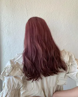 ロング カラー ヘアアレンジ 姫路/飾磨 reika 🌛のヘアスタイル