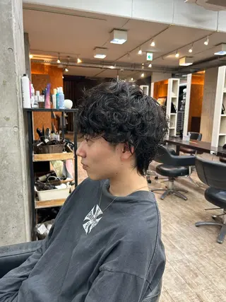 ショート パーマ メンズ 桜井晶/ Blossom大山店のヘアスタイル