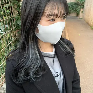 セミロング カラー スダユーヤ 💫推しカラーウルフのヘアスタイル
