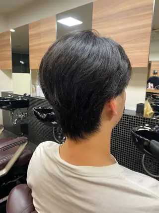 ショート メンズ メンズパーマモデル 大募集中のヘアスタイル