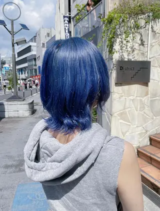 ショート カラー ヘアアレンジ 韓国レイヤーカット/ 儚げカラーチナツのヘアスタイル