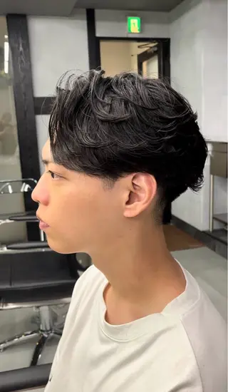 パーマ メンズ 中山 柊佑のヘアスタイル
