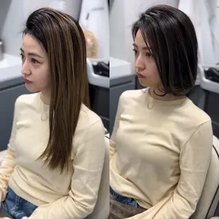 セミロング 小林 佳祐のヘアスタイル