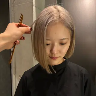 ショート カラー 朝が楽になるパーマ /ミリヤのヘアスタイル