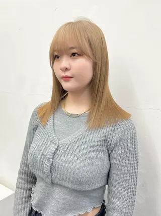 ミディアム HARU//原宿🤍 リピート率NO.1のヘアスタイル