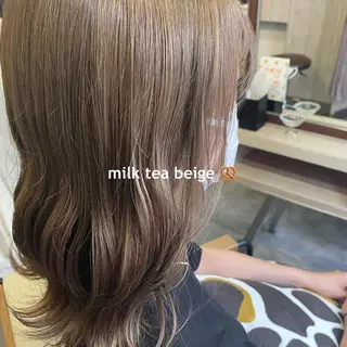 ミディアム カラー 吉村 夏椰のヘアスタイル