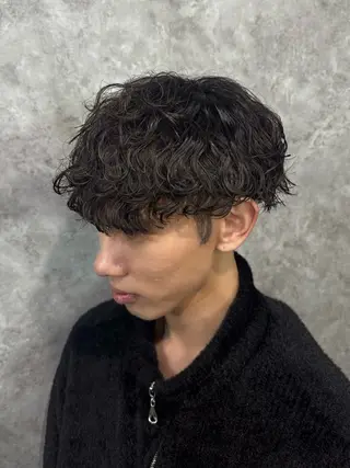 パーマ メンズ メンズパーマ特化 店長望月謙二郎のヘアスタイル