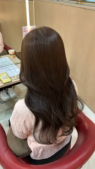 ロング カラー 透明感オリーブ🫒 ×レイヤーMIKUのヘアスタイル