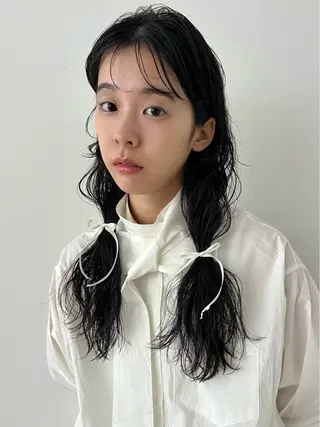 パーマ mei🪽 カラー/パーマモデルのヘアスタイル