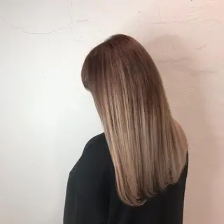 ロング カラー パーマ ヘアアレンジ メンズ まつげと眉 Meliaのマツエク・マツパデザイン
