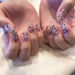 ネイル パラあり！フィルイン 美フォルムのネイルデザイン