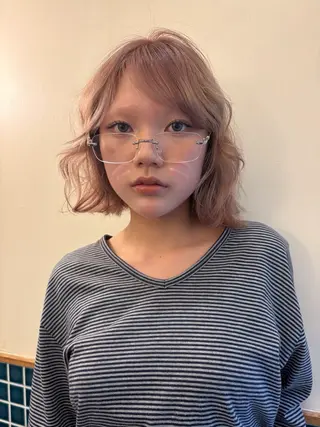カラー はやし ちののヘアスタイル
