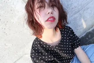 ミディアム 小川 美咲のヘアスタイル
