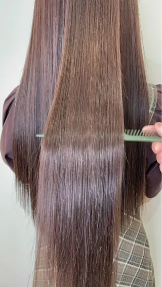 ロング カラー ヘアアレンジ 具志堅 良のヘアスタイル