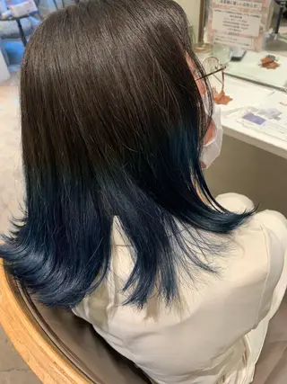 セミロング カラー Takahashi Yuriのヘアスタイル
