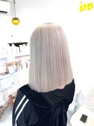 セミロング カラー 加藤 佑二のヘアスタイル