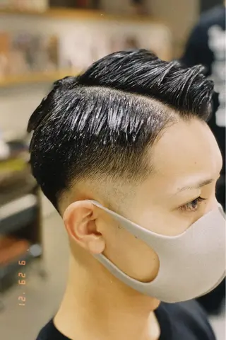 メンズ unopulir 景山 凌のヘアスタイル