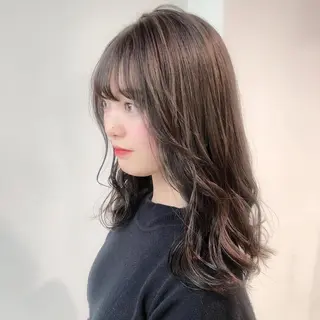 セミロング カラー ❤️sai❤️ official❤️のヘアスタイル