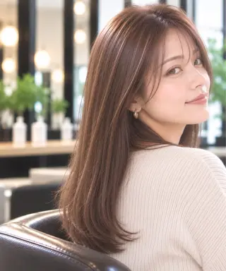 ロング 西山竜一 /垢抜け大人髪のヘアスタイル