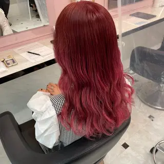 セミロング カラー ヘアアレンジ 透明感/艶髪/💖 トレンドスタイル💖のヘアスタイル