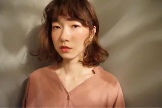 ミディアム カラー パーマ 🌿椿 夢来🌿のヘアスタイル
