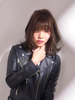 ミディアム カラー パーマ 【髪質改善師】 鈴木伸之介のヘアスタイル