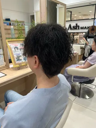 パーマ メンズ 森 瑠海のヘアスタイル
