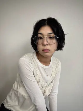 ショート りき カラーモデル メンズ大歓迎！のヘアスタイル