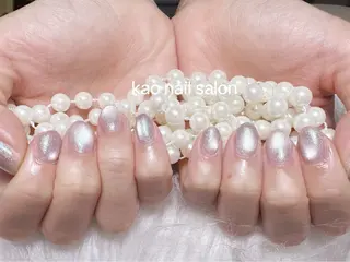 ネイル kao nail マグネット/長さだしのネイルデザイン