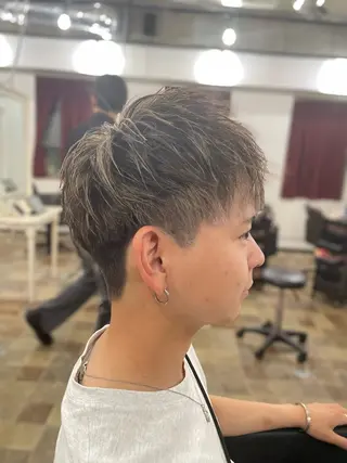 ショート カラー メンズ amphihair 高橋祐也のヘアスタイル
